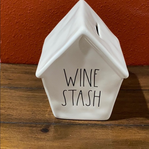 Rae Dunn “Wine Stash” bank.